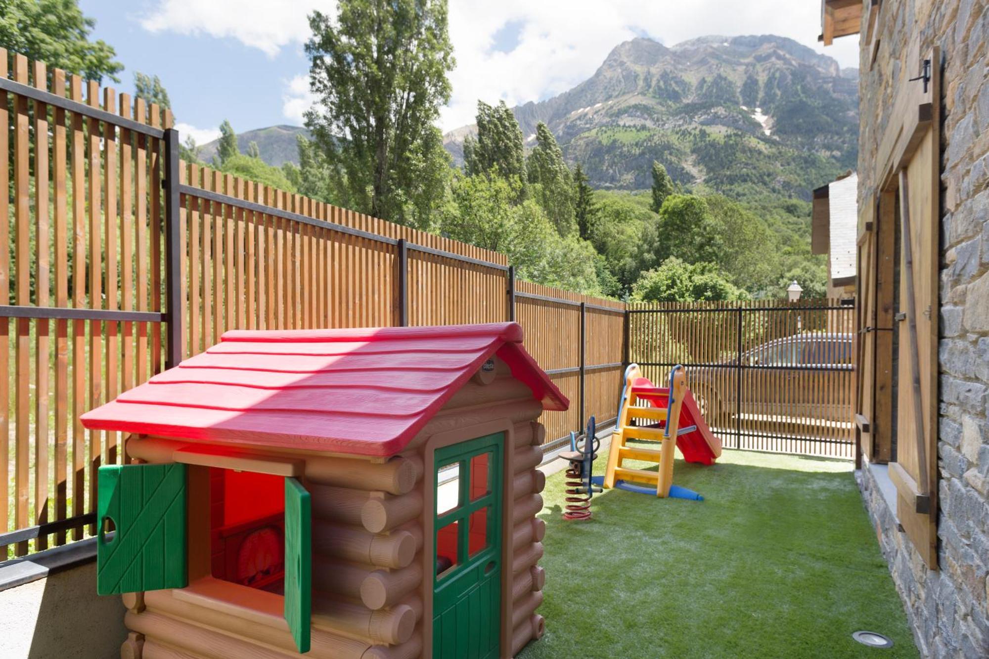 Casa Forelsa Lujo En La Montana Hoz de Jaca Esterno foto